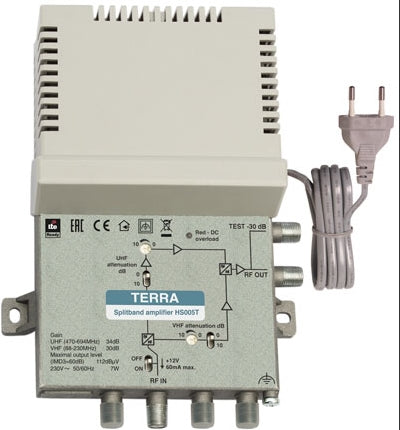 AMPLIFICATORE MEDIA POTENZA 1in, 1out 5G 1+test - separ 115 34dB