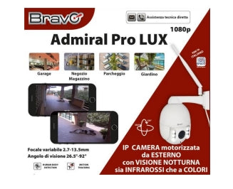 TELECAMERA WIRELESS ESTERNO MOTORIZZATA -ADMIRAL PRO LUX
