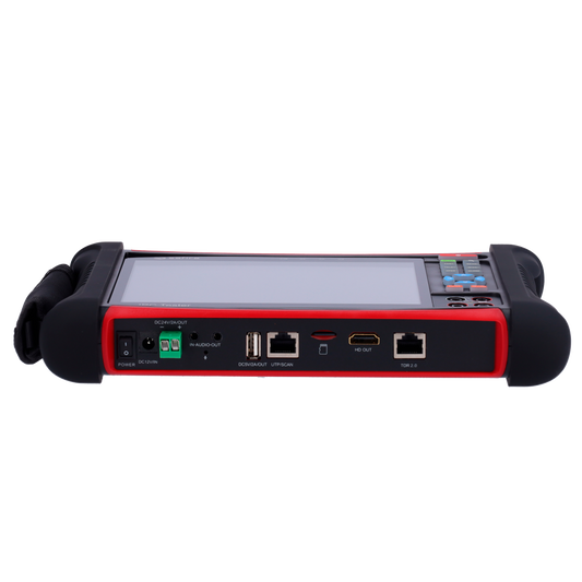 TESTER TVCC Multitasking Supporta telecamere HDTVI, HDCVI, AHD, CVBS e IP (4K)