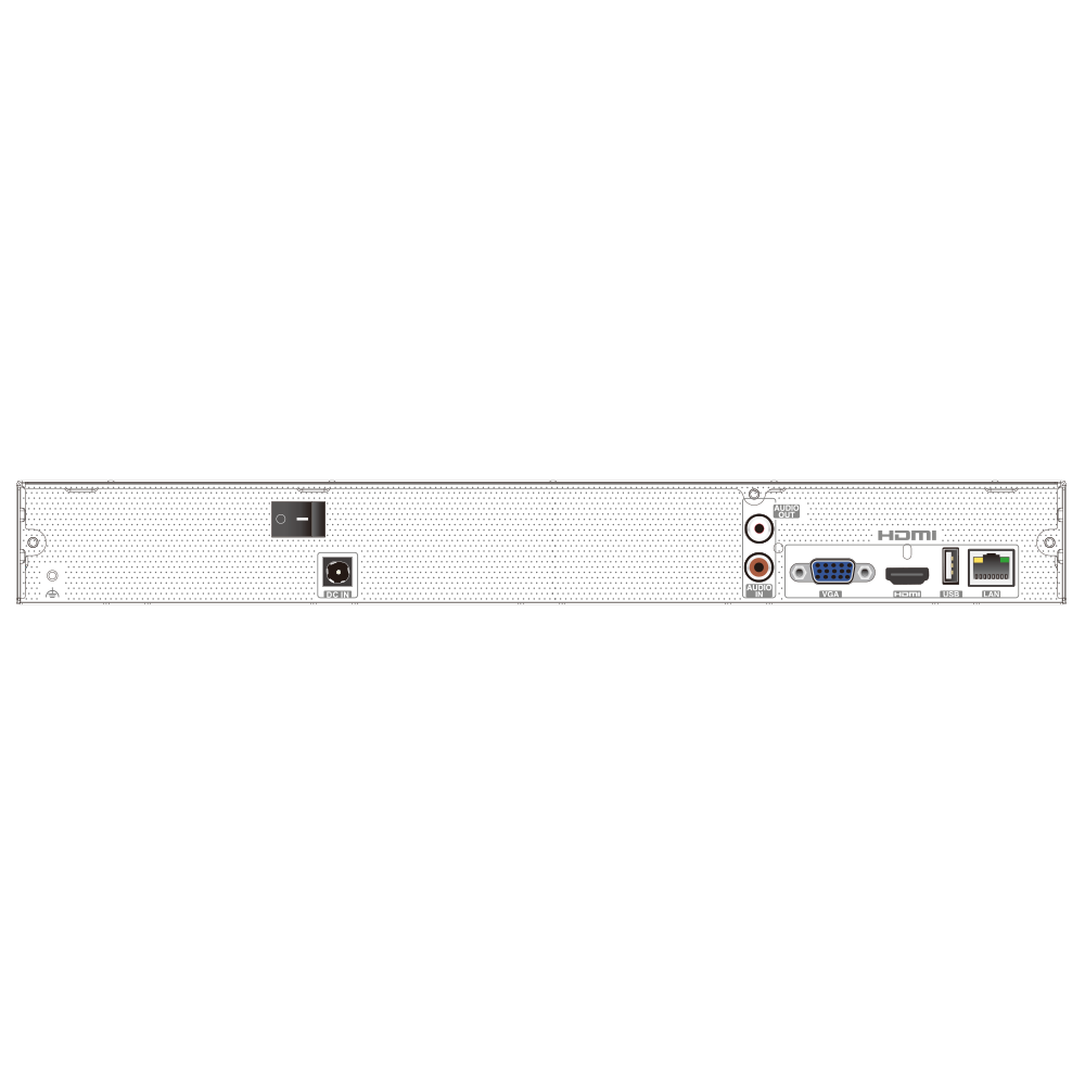 VIDEOREGISTRATORE NVR per telecamere IP gamma B2 16 CH video SAFIRE