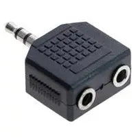 RACCORDO SPINA 3,5 STEREO / 2 PRESE 3,5 STEREO