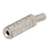 PRESA JACK 3,5 STEREO VOLANTE METALLO