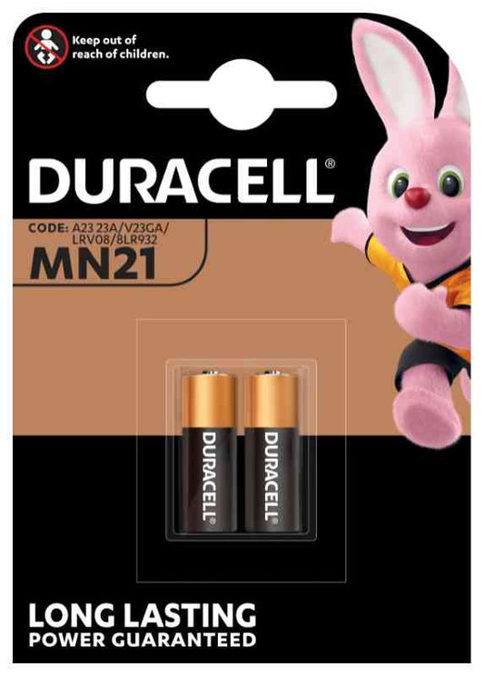 BATTERIE BLISTER 2 DURACELL 12V MN21