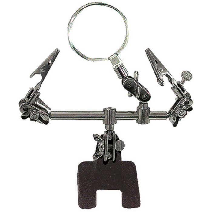 SUPPORTO METALLICO CON LENTE