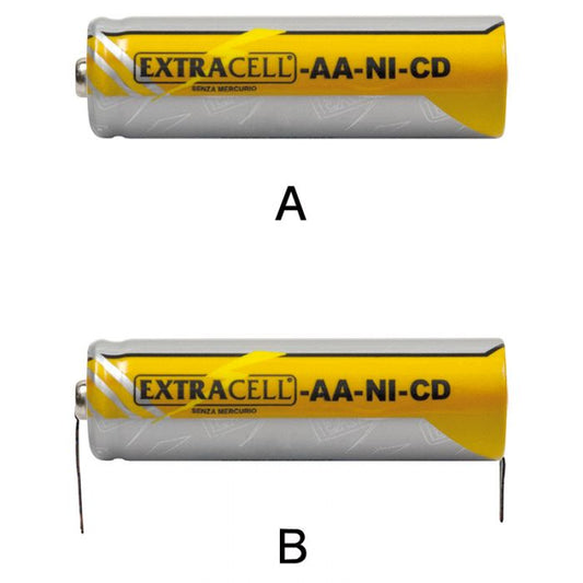 BATTERIA RICARICABILE ELCART STILO  800ma CON TERM.
