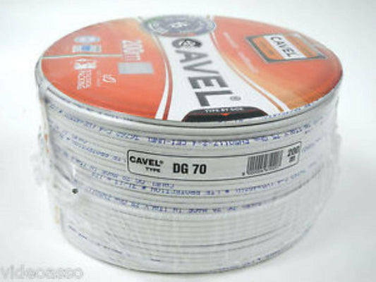 CAVO CAVEL DG70  BOBINA MT. 200 BIANCO