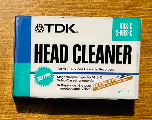 CASSETTA PULISCITESTINA VHS SONY