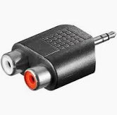RACCORDO SPINA 3,5 STEREO / 2 PRESE RCA