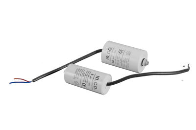 CONDENSATORE 6 MF CON FILI