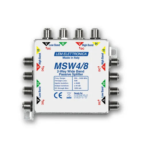 DIVISORE WILD BAND 4 IN 8OUT-3.5 dB