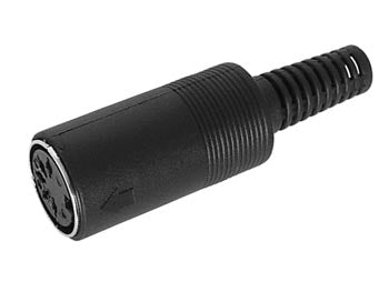 PRESA DIN 5 POLI 180' VOLANTE