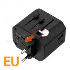 ADATTATORE UNIVERSALE CON PRESA DI RICARICA USB-A e USB-C 2,1A max