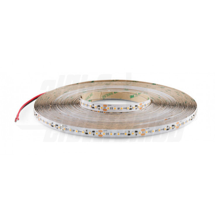 STRISCIA LED 120Led/m 2835 0.2W - 24Vdc - 9,6W/m - BIANCO CALDO - LONG DISTANCE 20m