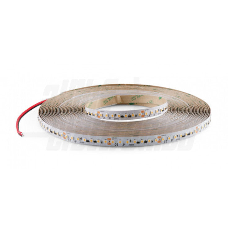 STRISCIA LED 140Led/m 2835 0.2W - 24Vdc - 15W/m - BIANCO CALDO - LONG DISTANCE 15m