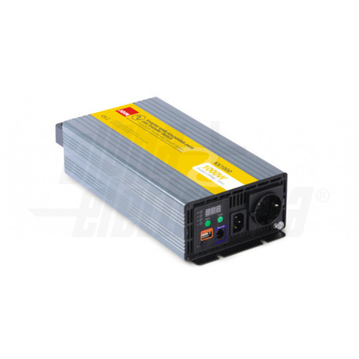 INVERTER ONDA PURA 1000W Ingresso: 12Vdc, Uscita: 230Vac - con bypass 230V