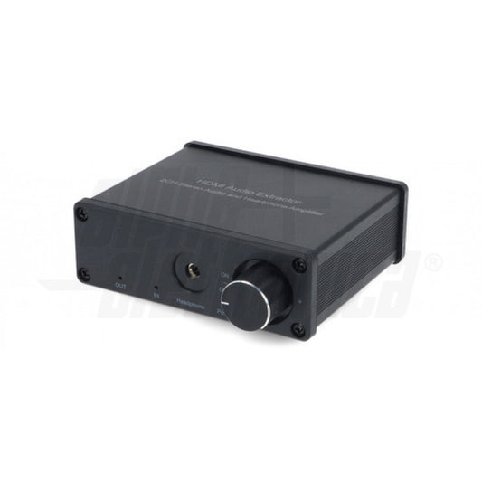 ESTRATTORE AUDIO HDMI 4K@30Hz passante - uscita audio analogica - Regolazione volume - Amplificatore cuffie