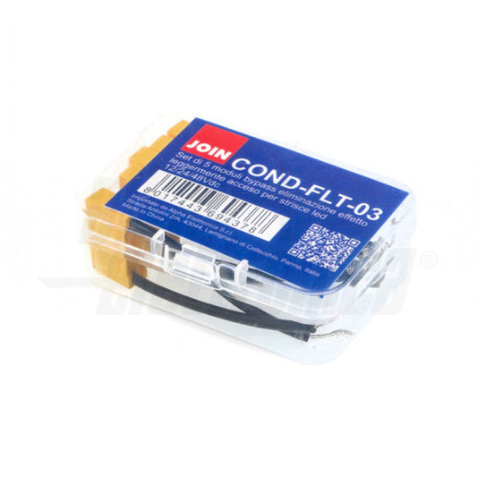 SET DI 5 MODULI BYPASS ELIMINAZIONE EFFETTO LEGGERMENTE ACCESO STRISCE LED 12/24/48Vdc