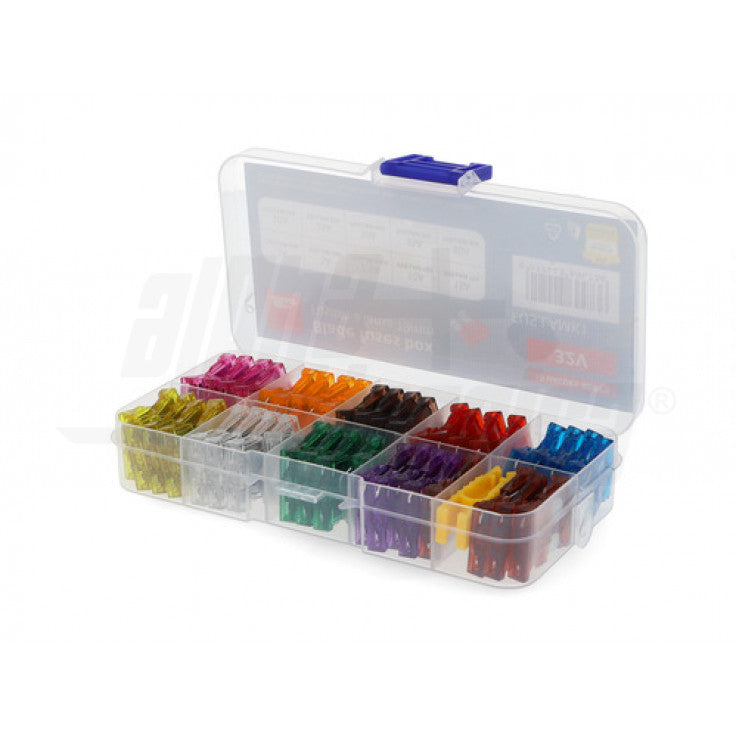 KIT FUSIBILI A LAMA 19,1mm 10 valori 80 pz