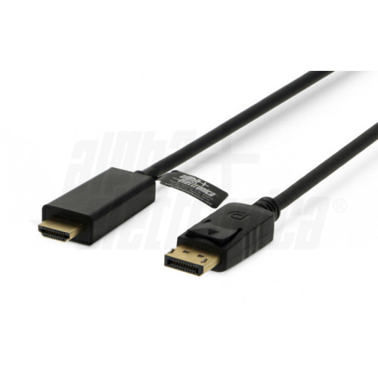 CAVO DISPLAY PORT MASCHIO A HDMI maschio, nero, 1m