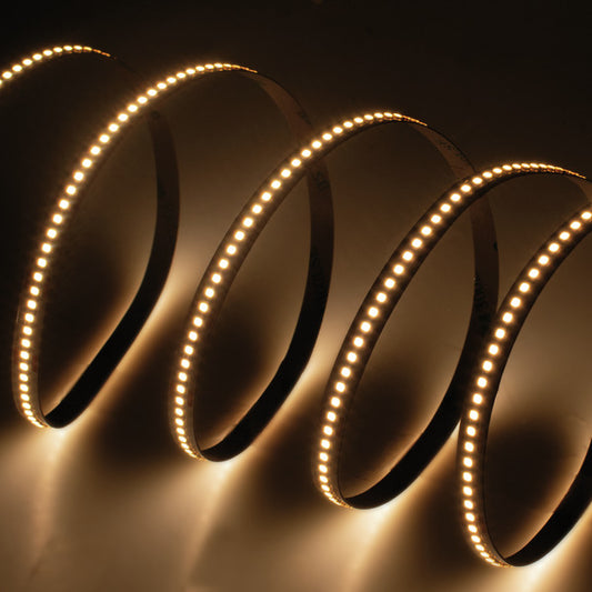 STRISCIA FREE CUT, 252LED/m 2022, IP20, 24V 12W/m, L.Calda 3000K, 1080lm/m, CRI90, PREZZO per 5m, PCB 8mm.