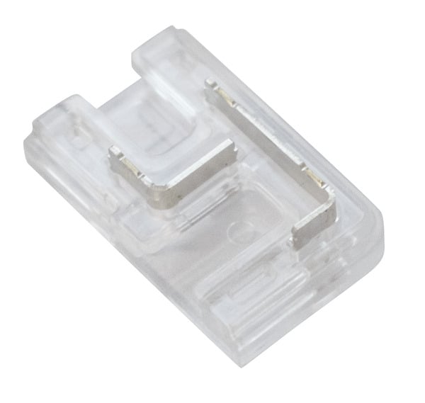 GIUNTO CORTO AD L ad innesto rapido, per strisce LED COB & SMD PCB 10mm