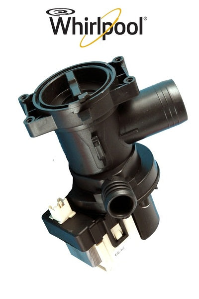 POMPA SCARICO WHIRLPOOL Mod. EUREKA - Watt 30 Volt 220-240 - filtro/filter 481248058385