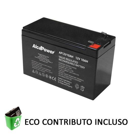 ACCUMULATORE PIOMBO 12V  10AH