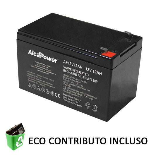 ACCUMULATORE PIOMBO 12V  12AH