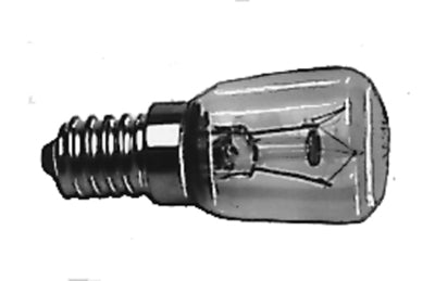 LAMPADA FRIGO 15W E14 220 Volts 26 x 63 mm