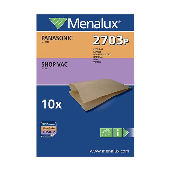 SACCHETTI PER ASPIRAPOLVERE MENALUX 2703P