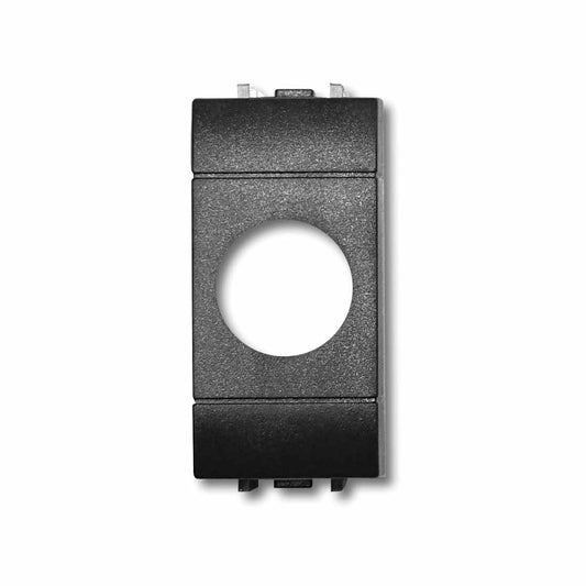 ADATTATORE SINGOLO TICINO LIVING INTERNATIONAL INTERNA NERA