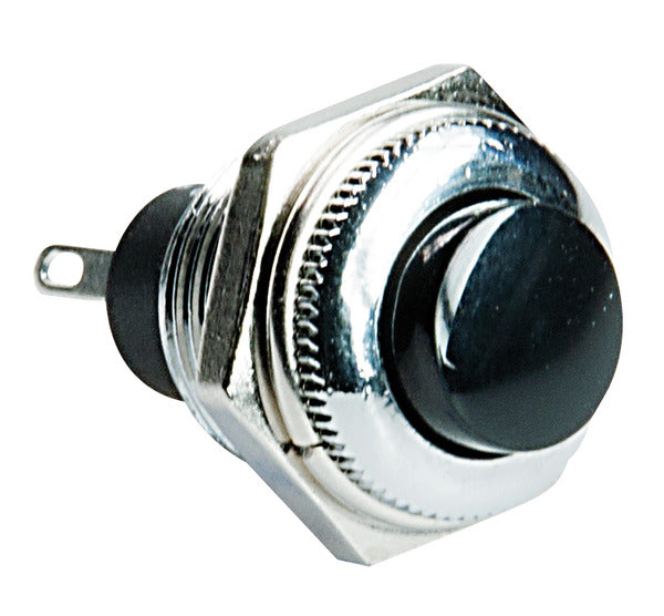 PULSANTE NERO 1A NORM. APERTO