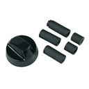 MANOPOLA UNIVERSALE NERA +5 RACCORDI