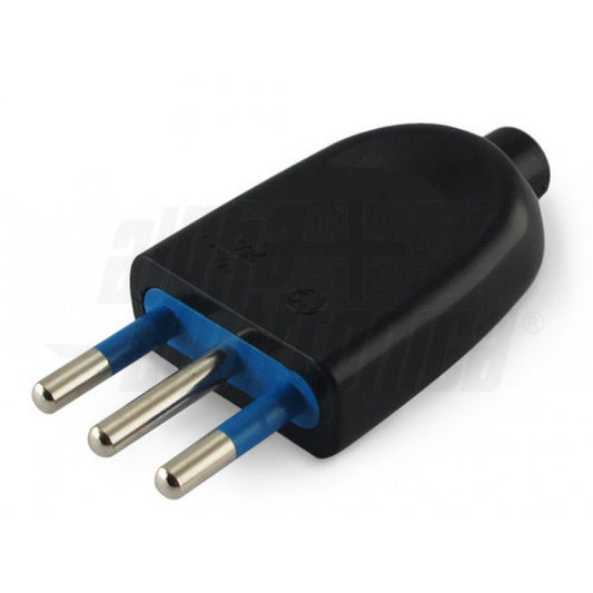 SPINA DI CONNESSIONE  3 POLI ITALIA 10A NERA