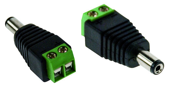 PRESA ALIMENTAZIONE 2,10x5,50mm CON MORSETTI CAVO A VITE