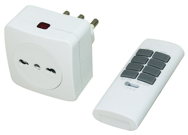 KIT PRESA 2000W WIRELESS CON RADIOCOMANDO 12CH 433.92MHz