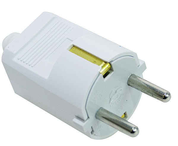 SPINA RETE SCHUKO BIANCA 16A VOLANTE CON GUIDACAVO