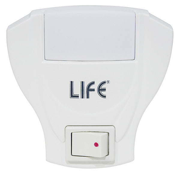 LUCE NOTTE 2 LED .5W 1200MCD LUCE BIANCA CON INTERRUTTORE