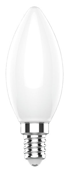 LAMPADA LED CANDELA C35 serie Filament Milky, E14, 6.5W, FA320°, 2700K, 220Vac, LM806, CRI80, 35*97mm, Classe E