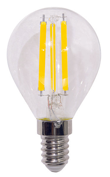 LAMPADINA LED G45 SERIE FILAMENTO TRASPARENTE E14, 2,5W,FA320°4000K,220Vac,LM250,CRI80, 45*80mm, Classe F