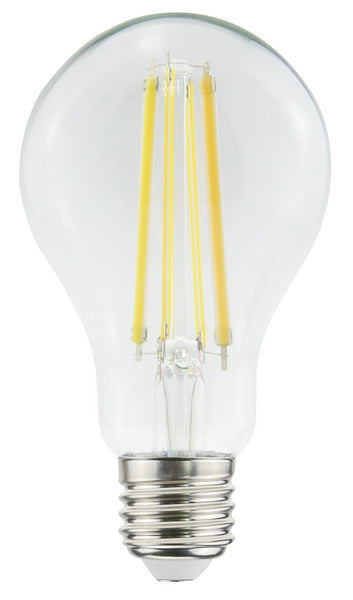 LAMPADA LED GOCCIA A70 serie Filamento Trasp., E27, 12W,FA320°,4000K,220Vac,LM1800,CRI80, 70*126mm, Classe D