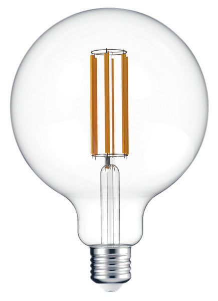 LAMPADA LED GLOBO G125 serie Filamento Trasp., E27, 18W, FA320°, 4000K, 220Vac,LM2450, CRI80,125*178mm, Classe D