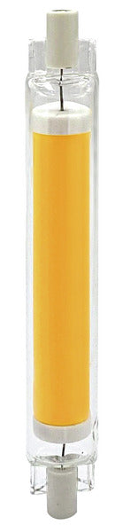 LAMPADA LED COB R7s-L118 in Vetro, 9W, FA360°, 4000K, 220Vac, 1055LM, CRI80, 118*16mm, Classe E
