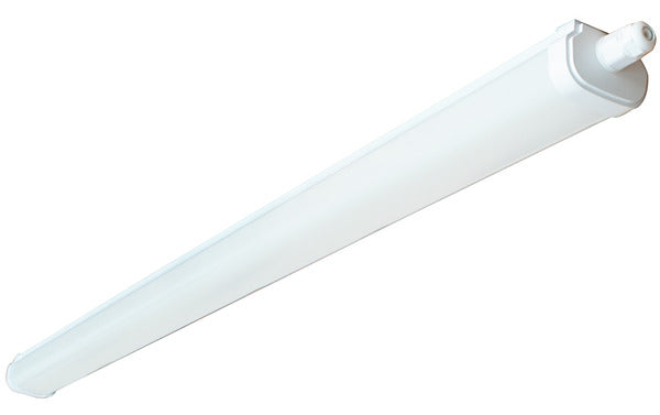 PLAFONIERA A LED LINEARE serie PF10, IP65, 45W, 180°, 4000K LM4950, CRI80, Misure 1490x53x37mm