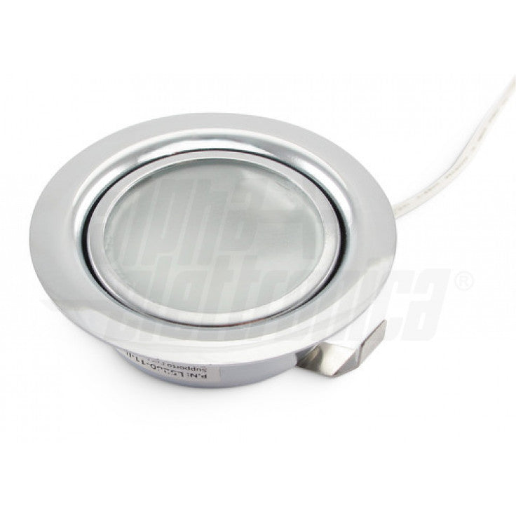 SUPPORTO DA INCASSO PER LAMPADA LED METALLICO G4 LUCIDO