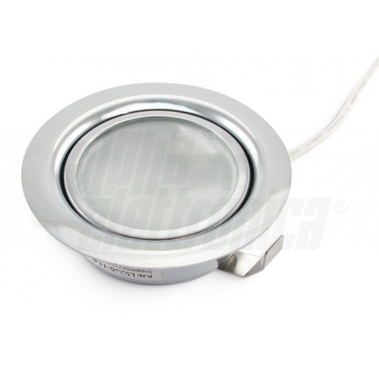 SUPPORTO DA INCASSO PER LAMPADA LED METALLICO G4 LUCIDO