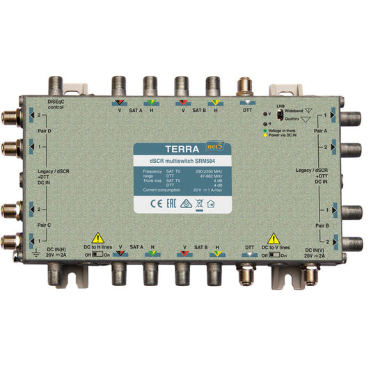 MULTISWITCH 5in 8out dCSS/Legacy/TV - in HVHV/WB