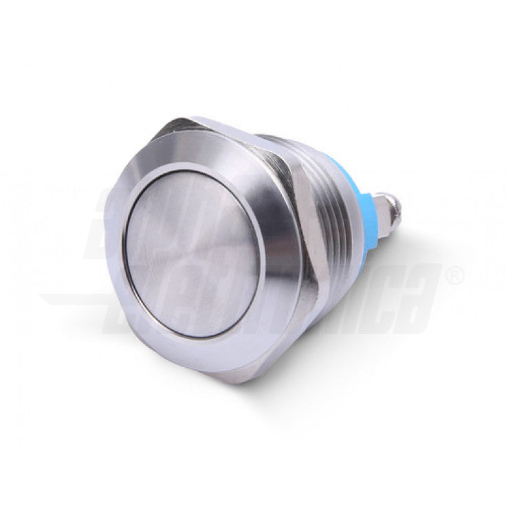 PULSANTE ANTIVANDALO ø19mm,1P, SPST - OFF/(ON) - N.A. - 3A@250Vac - 2 TERM. VITE