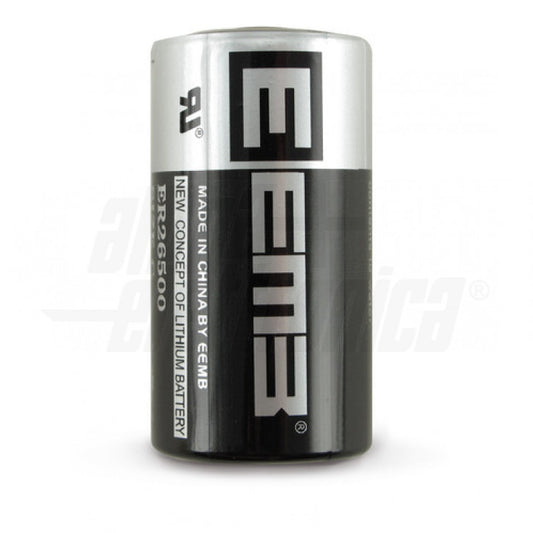 PILA LITIO CLORURO DI TIONILE Li-SOCl2 - ER26500 - C - 3,6V