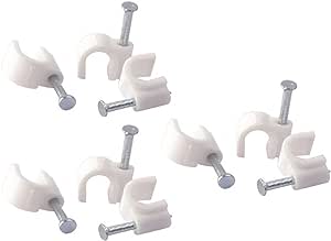 CHIODINI PER FISSAGGIO A MURO CAVI DIAM. 6-7mm 100 PCS